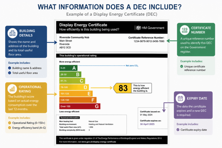 DEC Certificate information